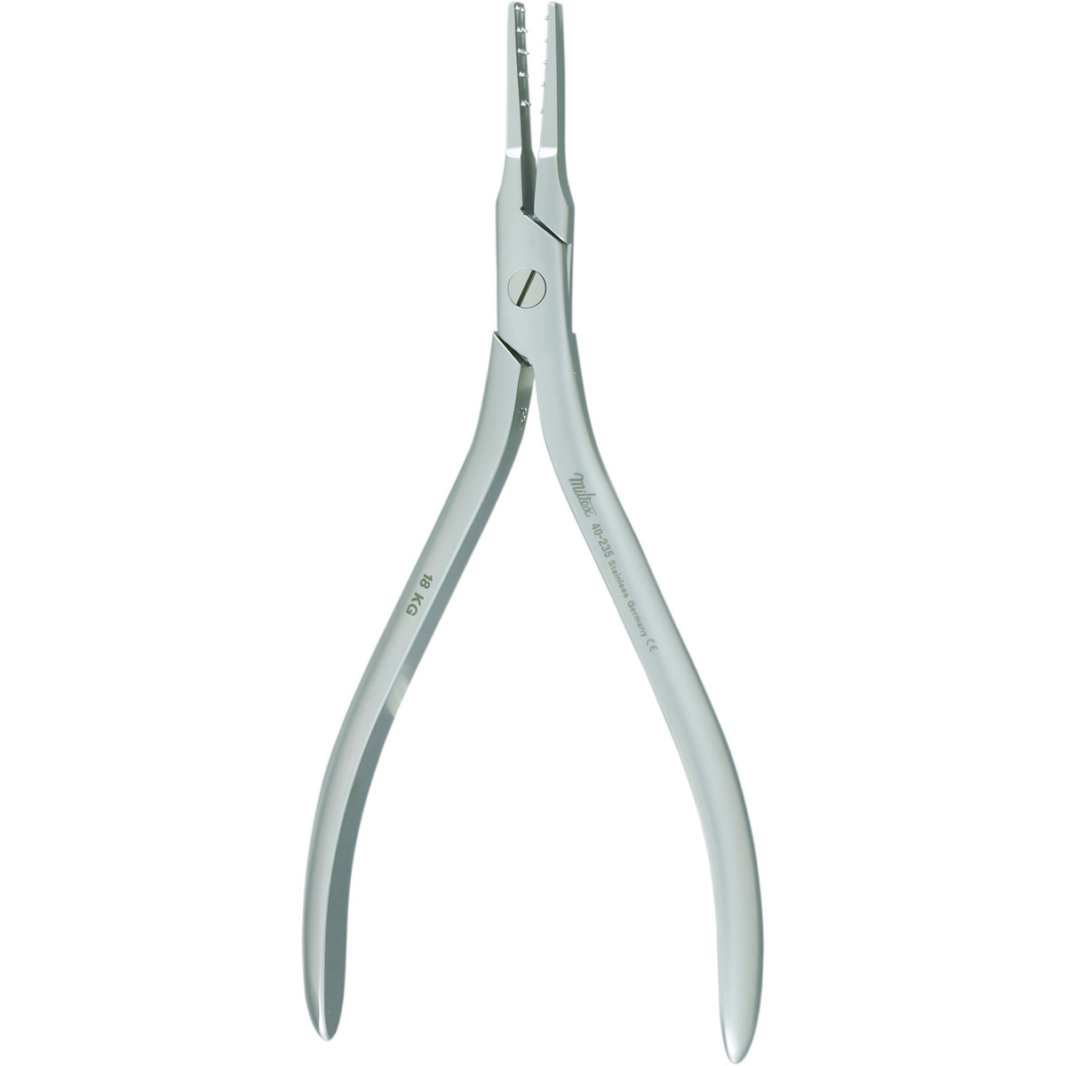 Miltex Platypus Nail Pulling Forceps, 5-1/2" (140Mm), Narrow Jaws, 4.2Mm Wide, Stainless, 40-235