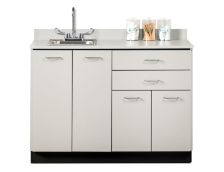Clinton Base Cabinet with 4 Doors and 2 Drawers, 48" Long
