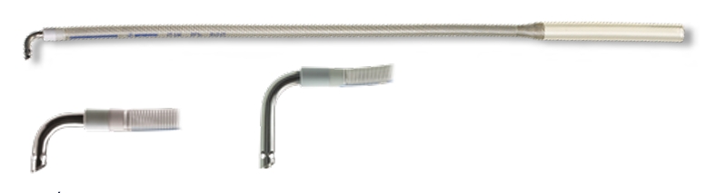 DLP Single Stage Venous Cannulae R Angle Metal Tip, 28 Fr (9.3 mm), conn 1/4, 14 in long