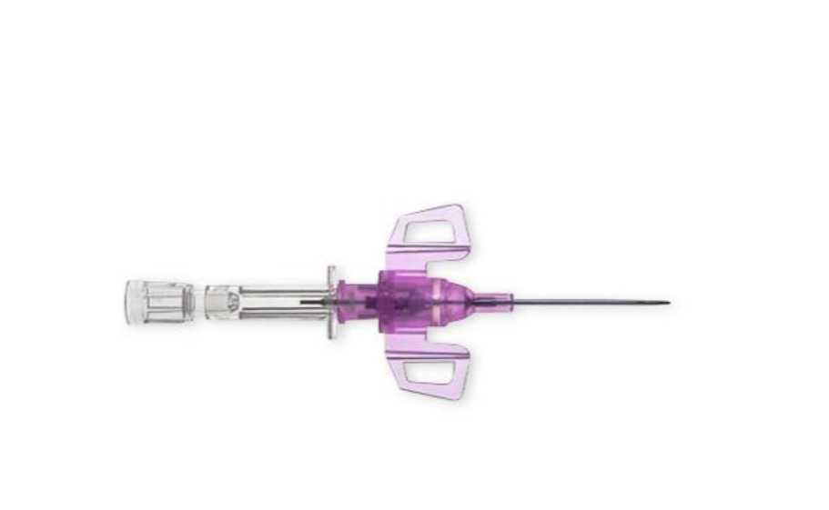 Introcan Safety IV Catheter Safety 20 Gauge 1" Pink Closed End