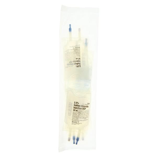 IV Injection Solution Sodium Chloride 0.9% 50mL Viaflex Plastic Container 4/Pk, 24 BX/Case