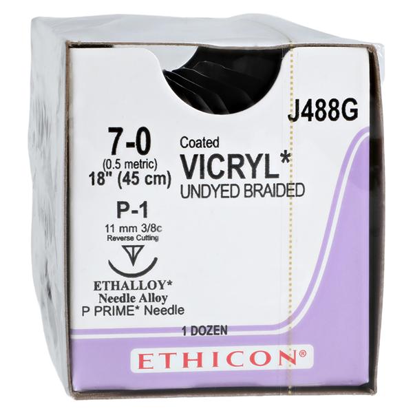 PURULIT　３本 Vicryl Suture 7-0 18