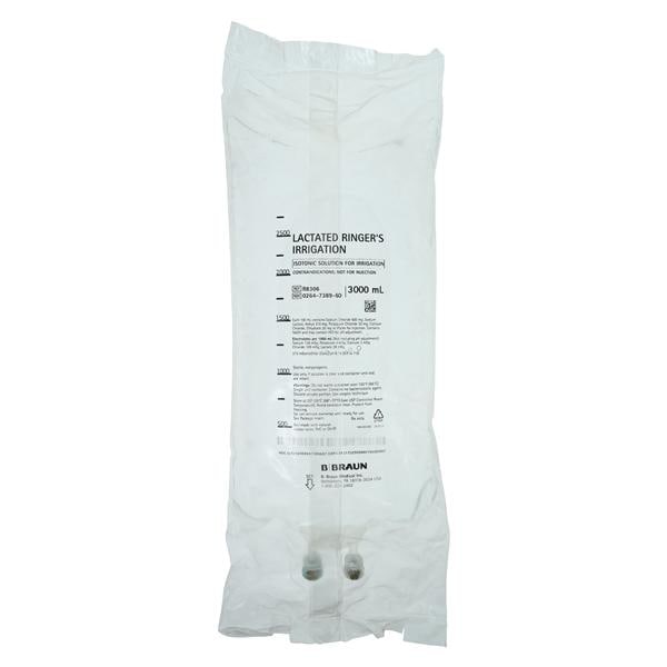 Titan Irrigation Solution Lactated Ringers 3000mL Bag Container