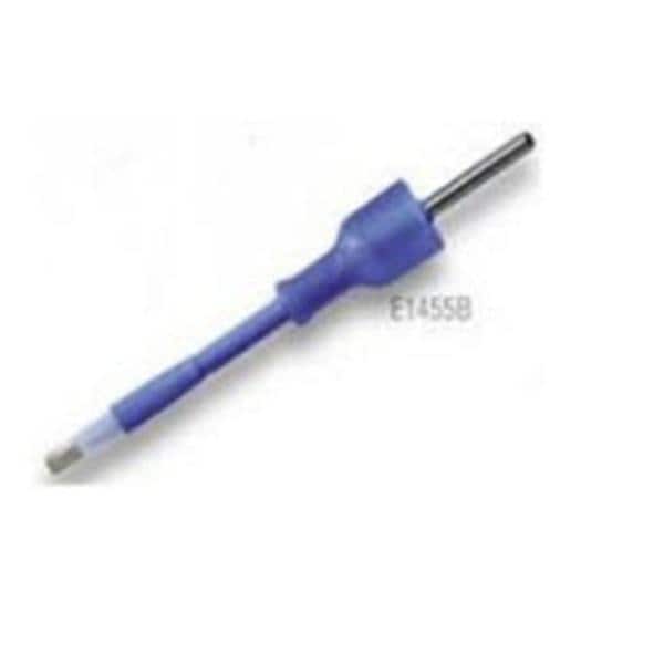 Blade Electrode Edge Coated Stainless Steel Sterile Straight Blade Tip with Safety Shield Disposable, E1455B