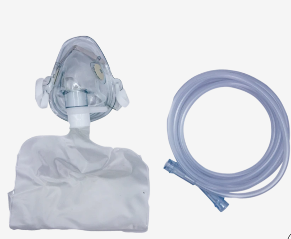 Respan NonRebreathing Mask, Two Valves, 7ft Saflo Tube 50/Case