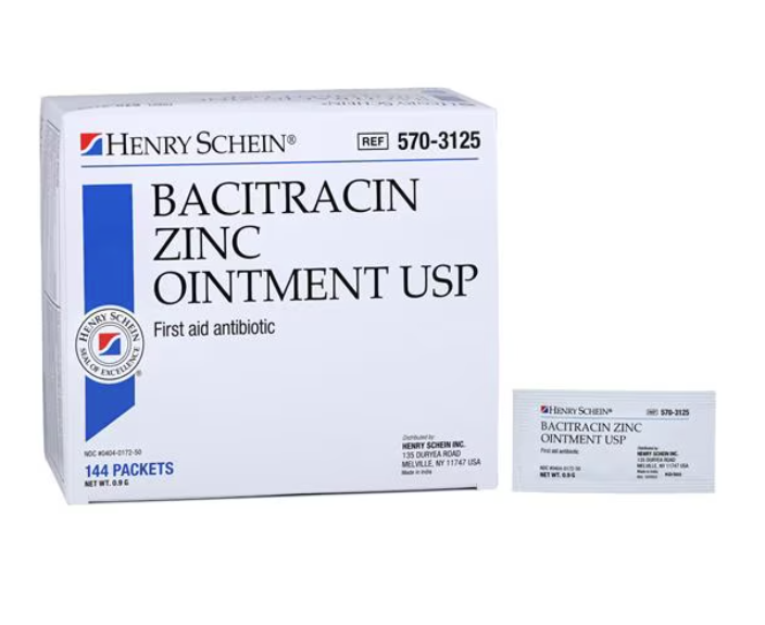 Bacitracin Zinc Topical Ointment 0.9gm Foil Pack