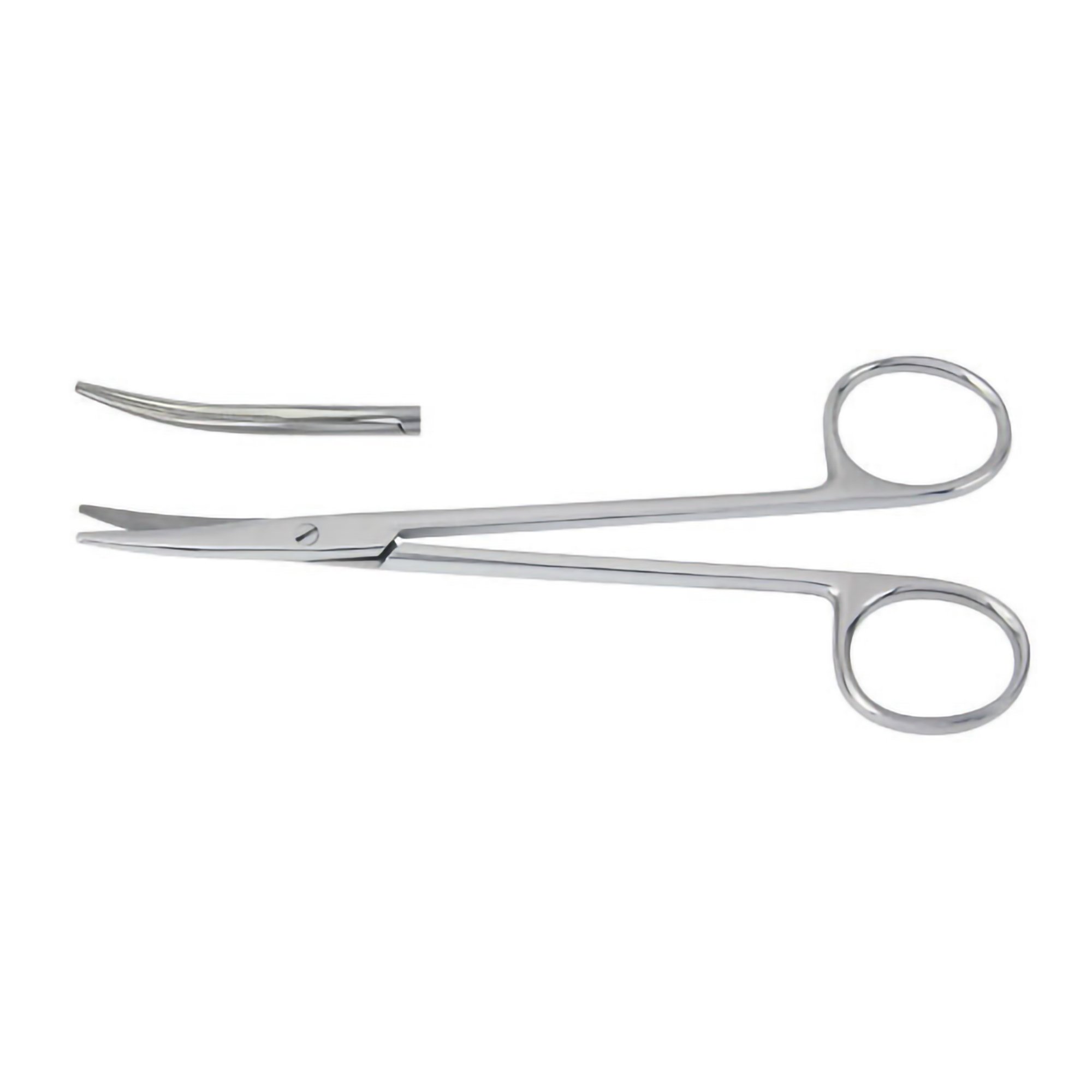 Dissecting Scissors McKesson Mayo 5-1/2 Inch Length Office Grade Stainless Steel Finger Ring Handle Curved