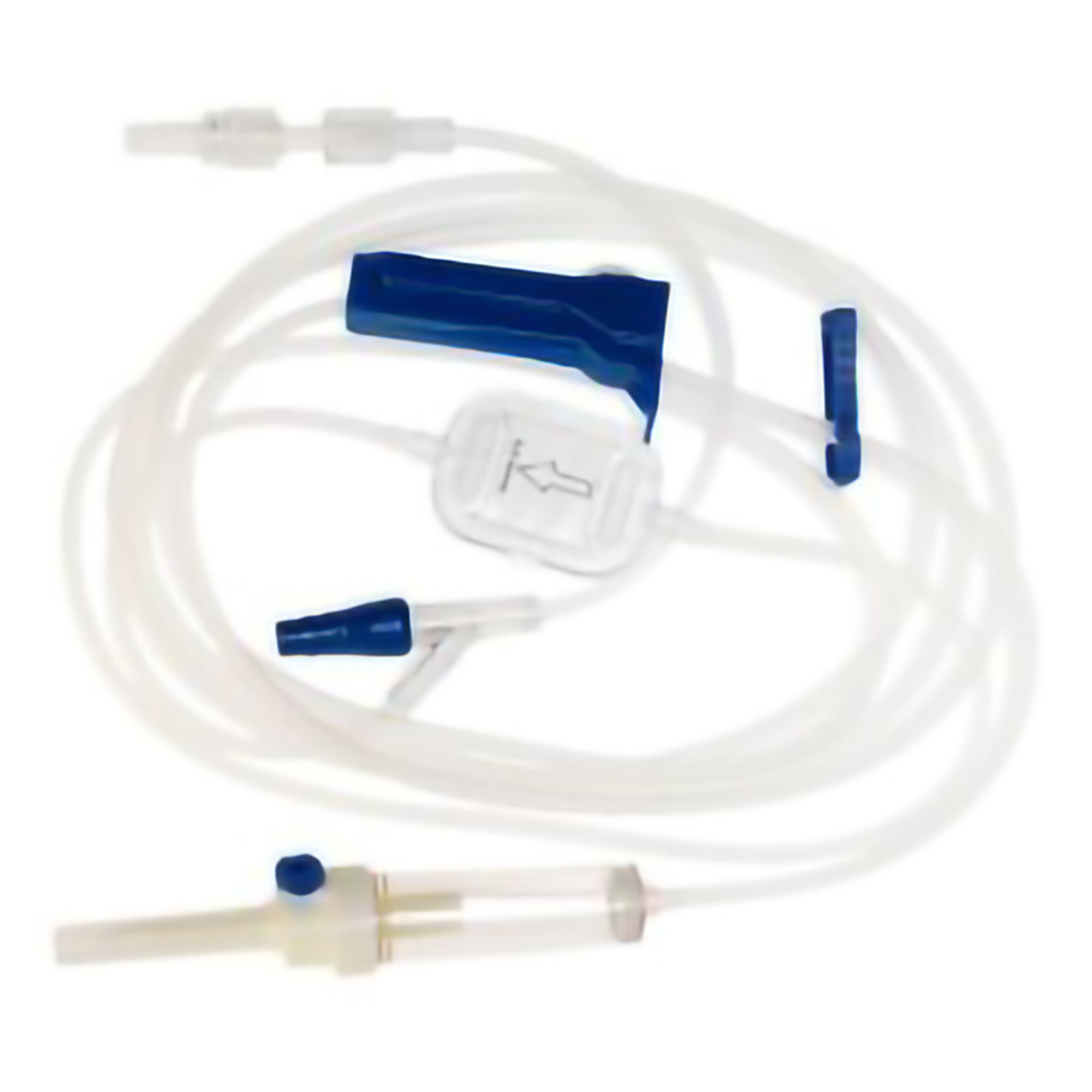 IV Pump Set McKesson Pump 1 Port 10 Drops / mL Drip Rate 0.2 Micron Filter 102 Inch Tubing Solution Without Flow Regulator