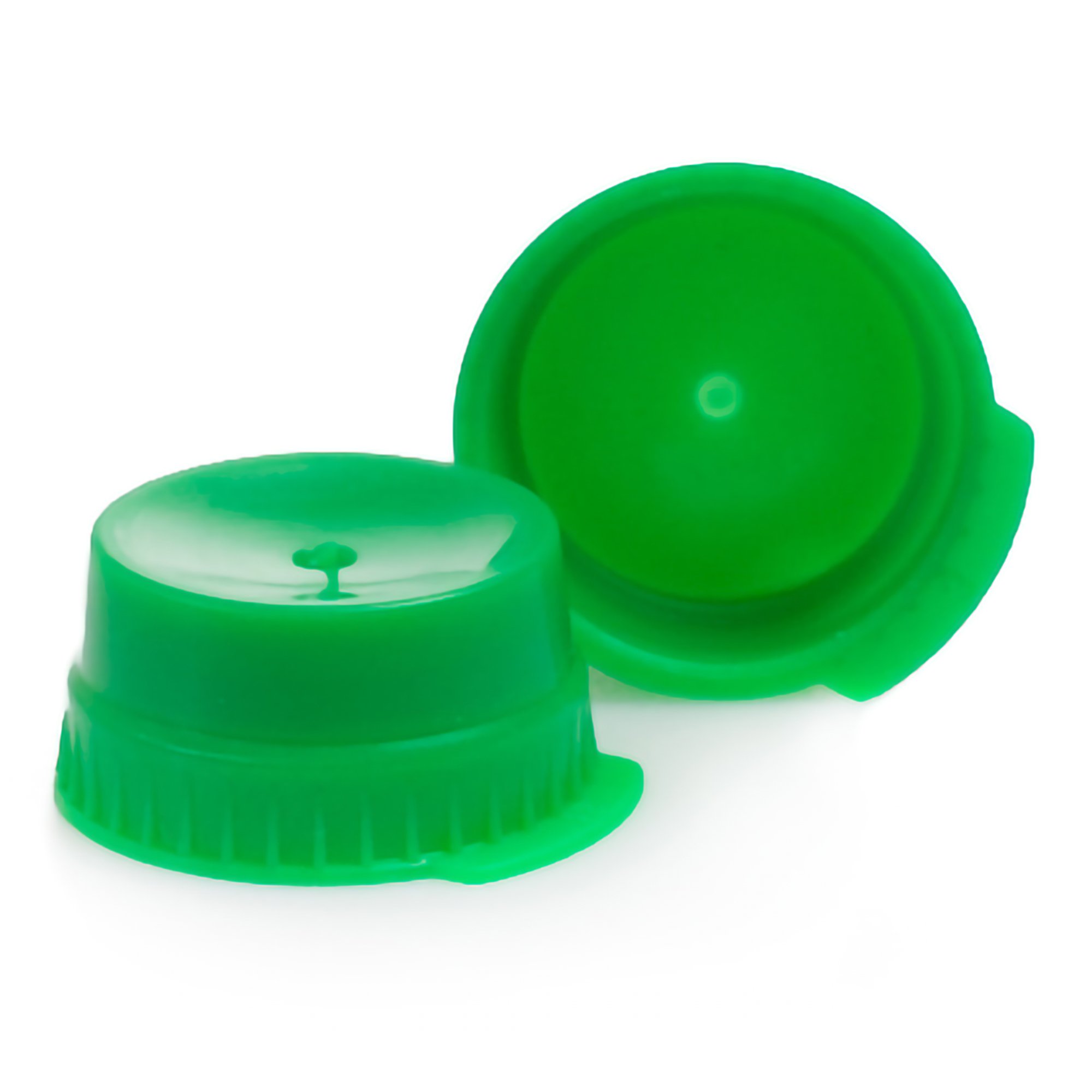 McKesson Tube Closure Polyethylene Snap Cap Green 16 mm For Use with 16 mm Blood Drawing Tubes, Glass Test Tubes, Plastic Culture Tubes NonSterile