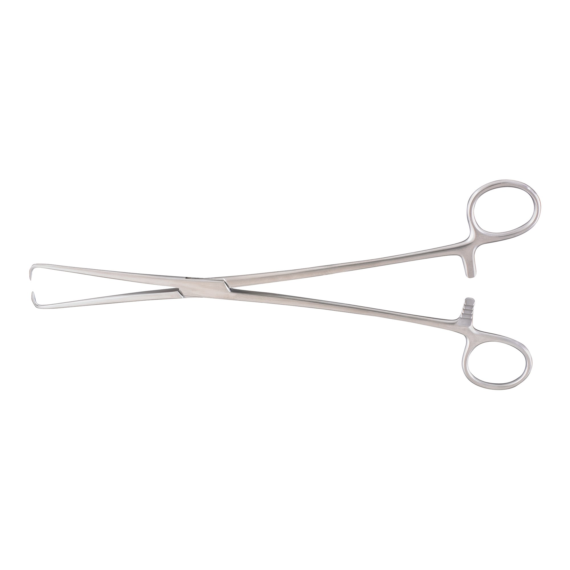 Tenaculum Forceps McKesson Schroeder-Braun 9-3/4 Inch Length Floor / Office Grade Pakistani Stainless Steel NonSterile Locking Finger Ring Handle Straight 1 X 1 Prongs