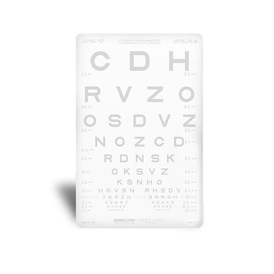 5% Low Contrast Sloan Letter Chart for 13 feet
