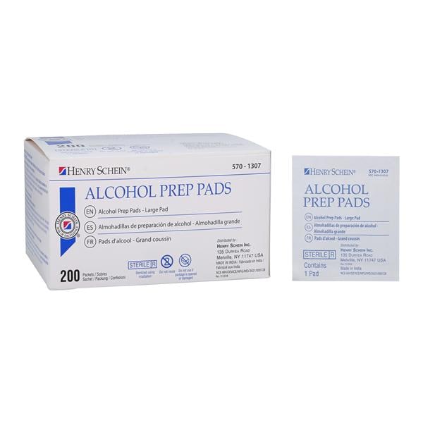 Henry Schein Pad Prep Alcohol Large, HS1027