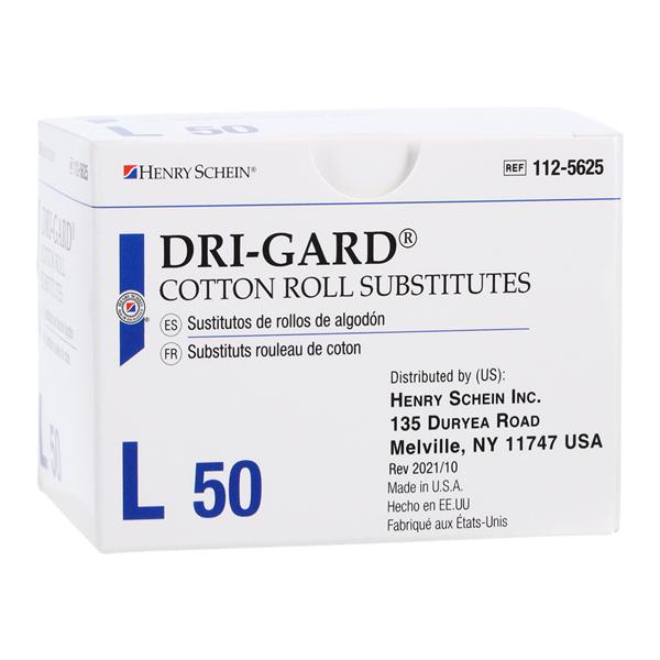 Henry Schein Dri-Gard Cotton Roll Substitute White Large, HSDGL