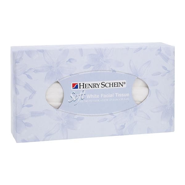 Henry Schein Facial Tissue White 2 Ply 100/Bx, 61912141