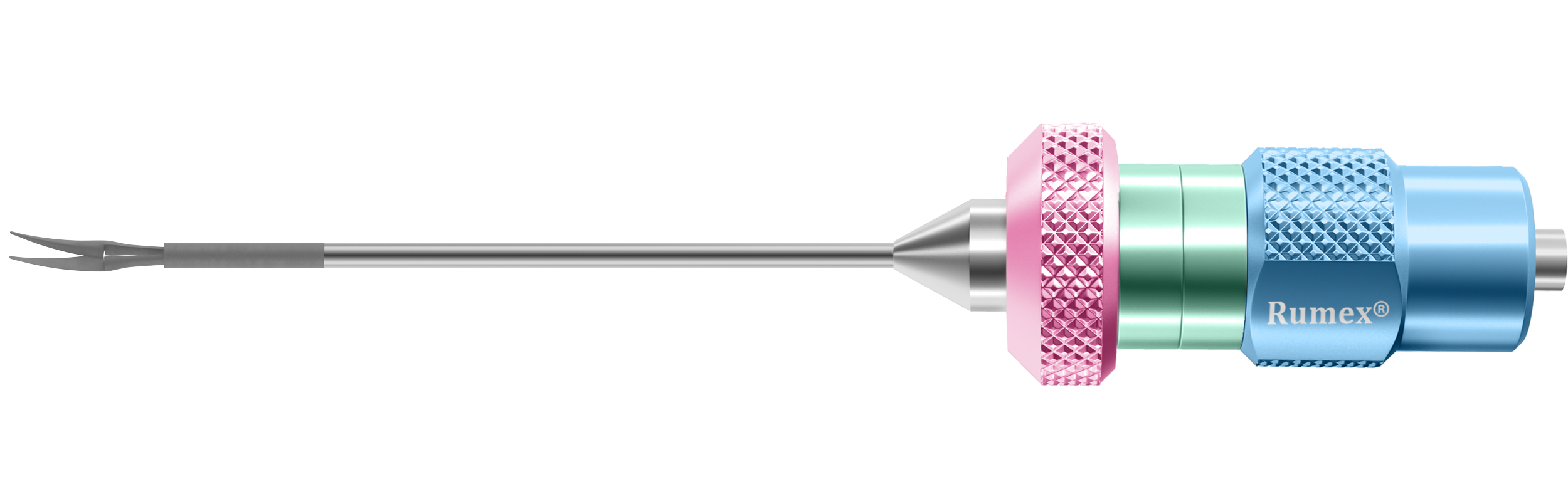 Rumex Curved Subretinal Scissors, Curvature Radius 12.00 mm, 23 Ga, Tip Only, 12-209-23