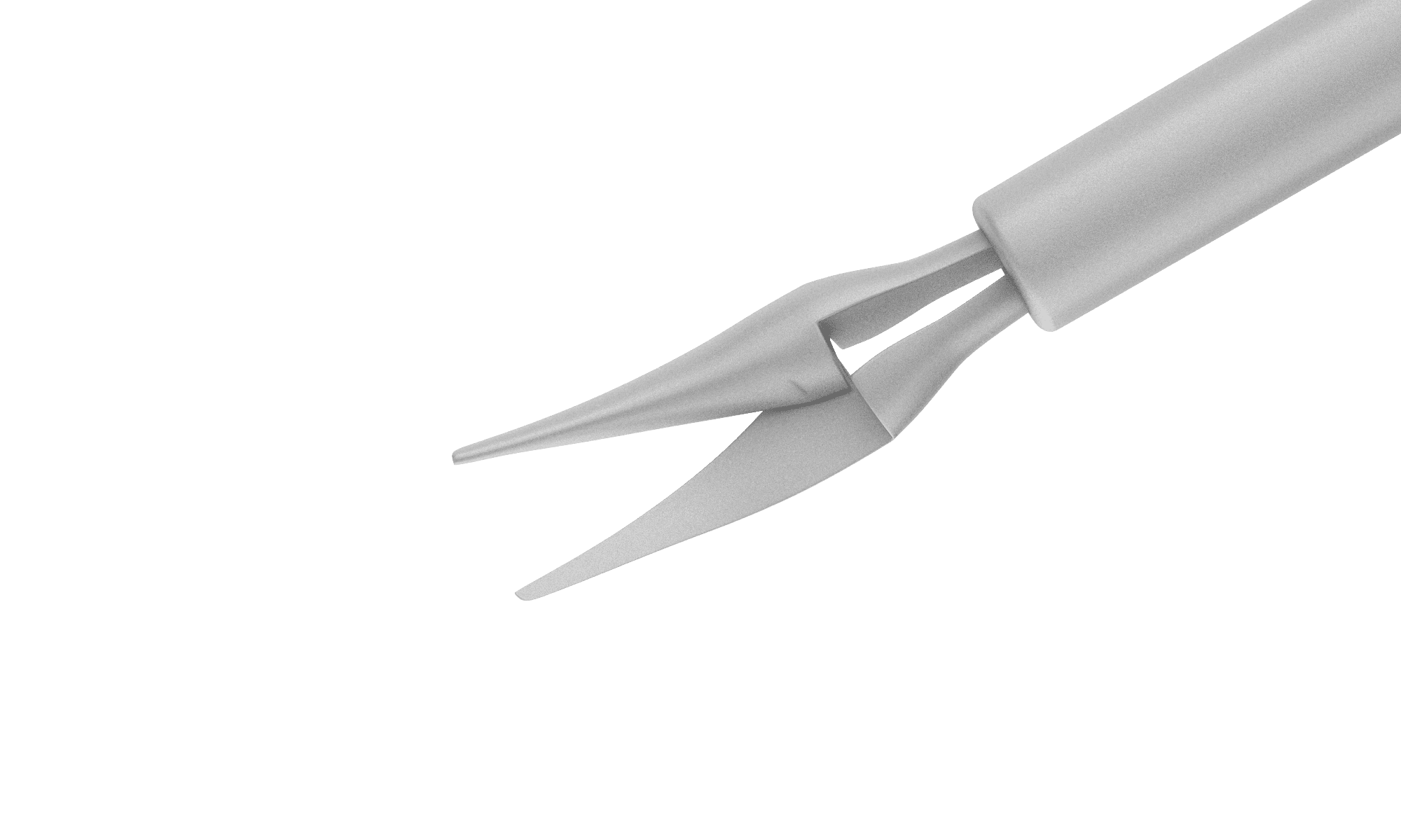 Rumex Disposable Curved Scissors, 25 Ga, Stainless Steel, 6 per Box, 12-209-25D