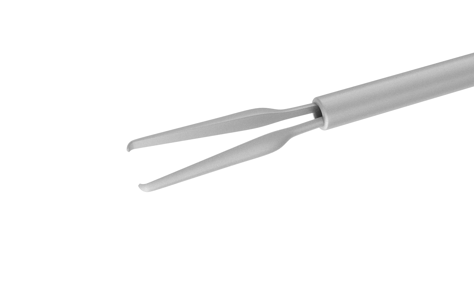 Rumex Disposable Eckardt End-Gripping Forceps, 23 Ga, Stainless Steel, 6 per Box, 12-410-23D