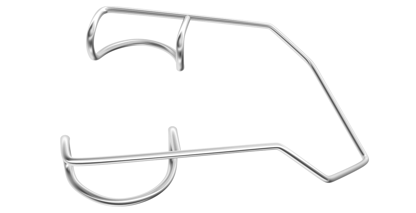 Rumex Disposable Barraquer Wire Speculum, Adult Size, 6 per Box, 14-022D