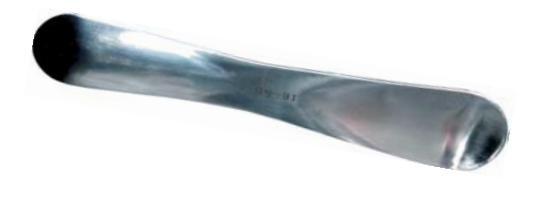 Rumex Lid Plate, 20.00 mm and 24.00 mm Wide, Non-Reflective surface, Length 110 mm, Stainless Steel, 16-50S