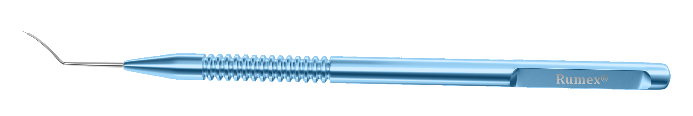 Rumex Spatula for Femtosecond Laser Procedure, Length 120 mm, Round Titanium Handle, 20-204