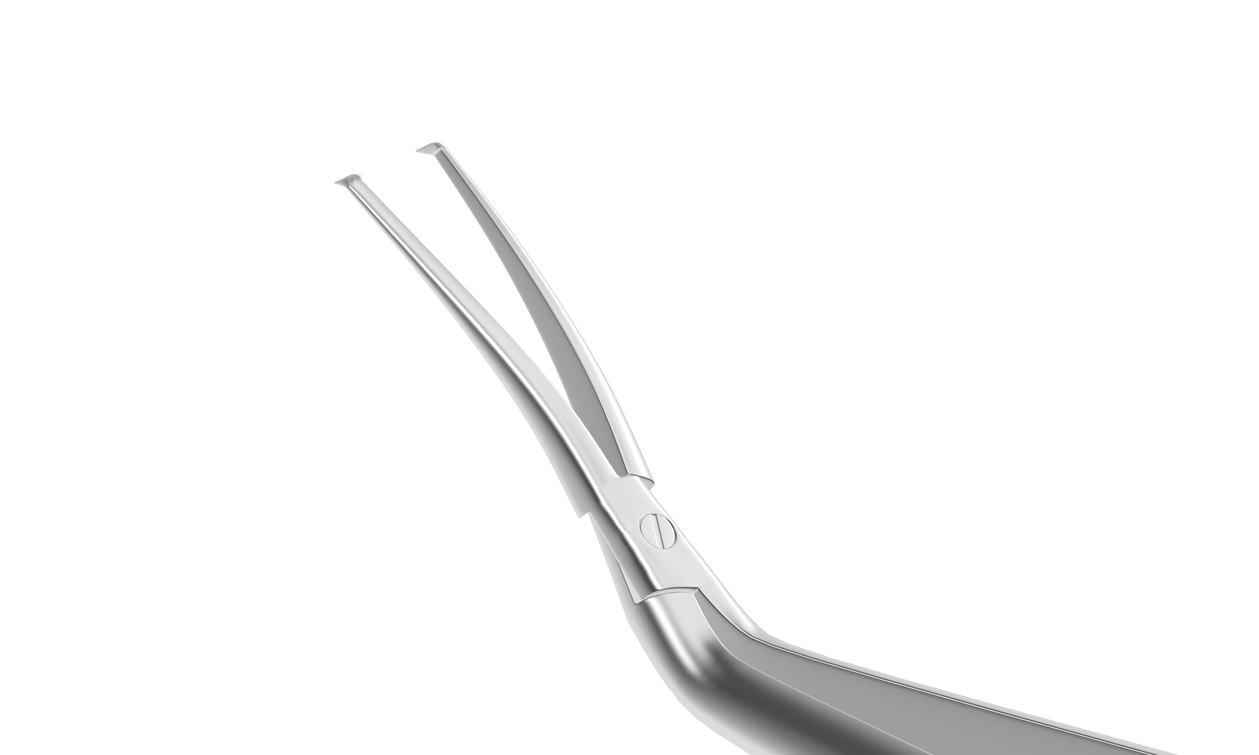 Rumex Capsulorhexis Forceps, Inamura Style, Cross-Action, 10.00 mm Curved Jaws, Length 115 mm, Stainless Steel, 4-0391S