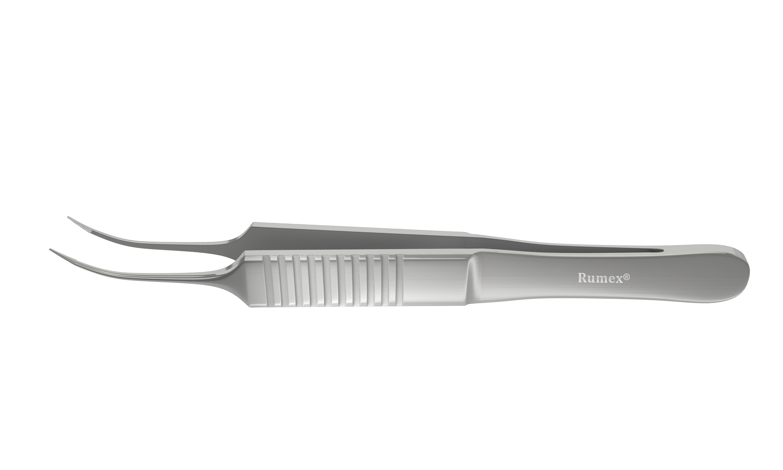 Rumex McPherson Curved Tying Forceps, 4.00 mm Tying Platform, Length 109 mm, Stainless Steel, 4-177S