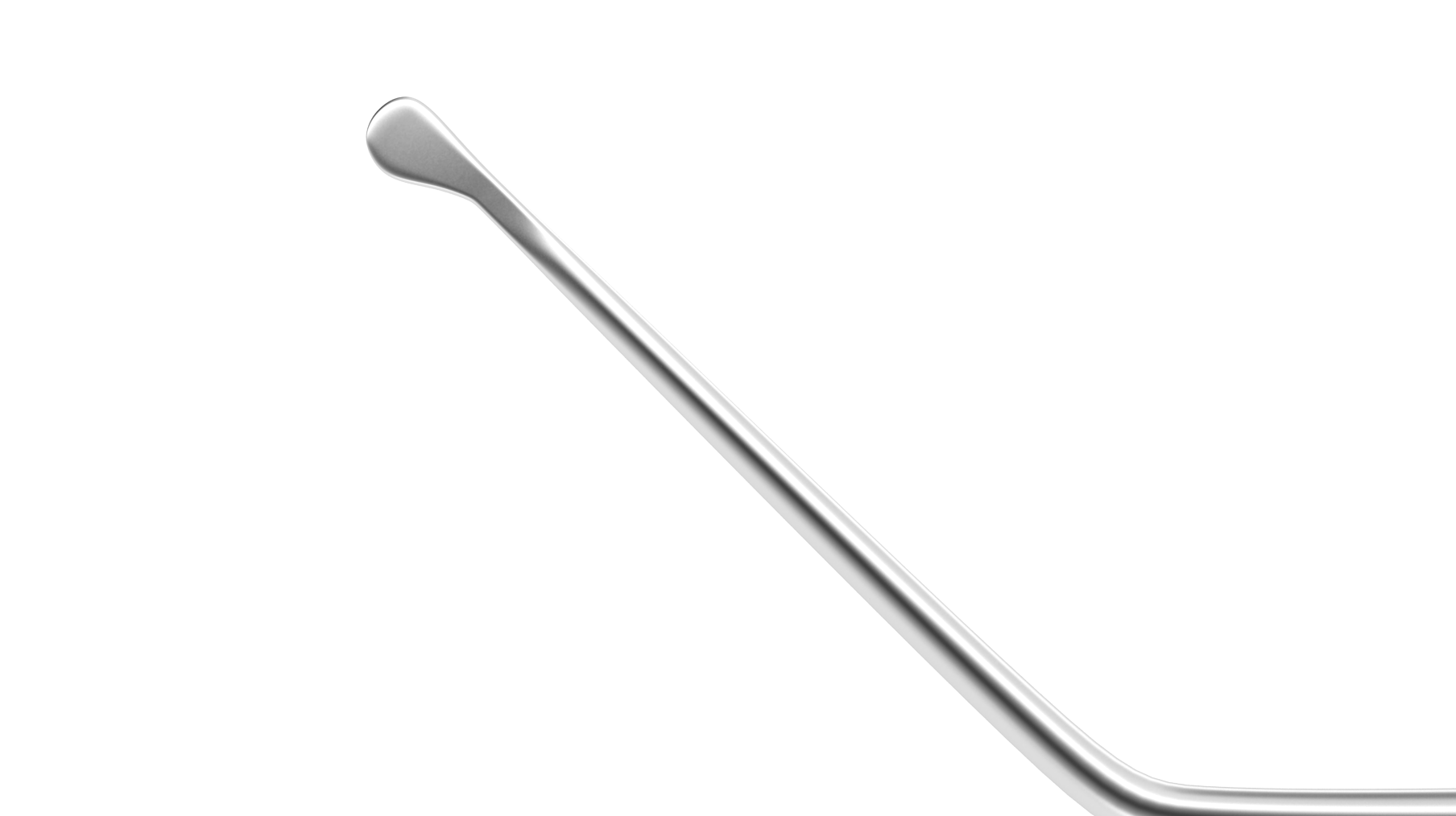 Rumex Nagahara Phaco Chopper (RHD) & Drysdale Nucleus Manipulator, Double-Ended, Length 128 mm, Round Titanium Handle, 7-0631