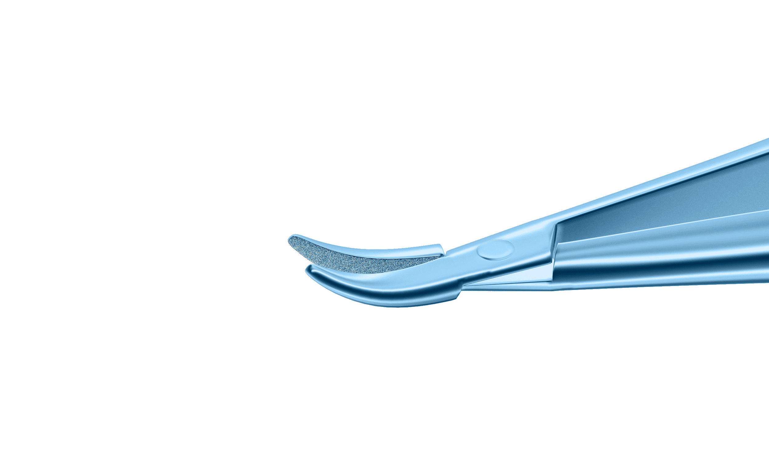 Rumex Barraquer Needle Holder, 12.00 mm Standard Jaws, Curved, without Lock, Medium Size, Length 115 mm, Titanium, 8-031T