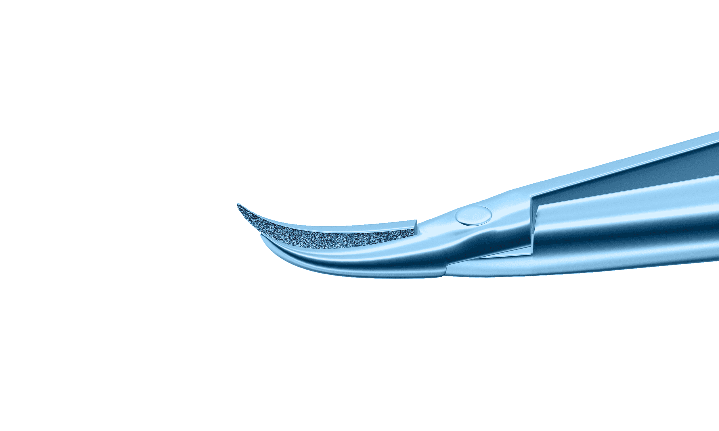 Rumex Barraquer Needle Holder, 12.00 mm Fine Jaws, Curved, without Lock, Medium Size, Length 115 mm, Titanium, 8-041T