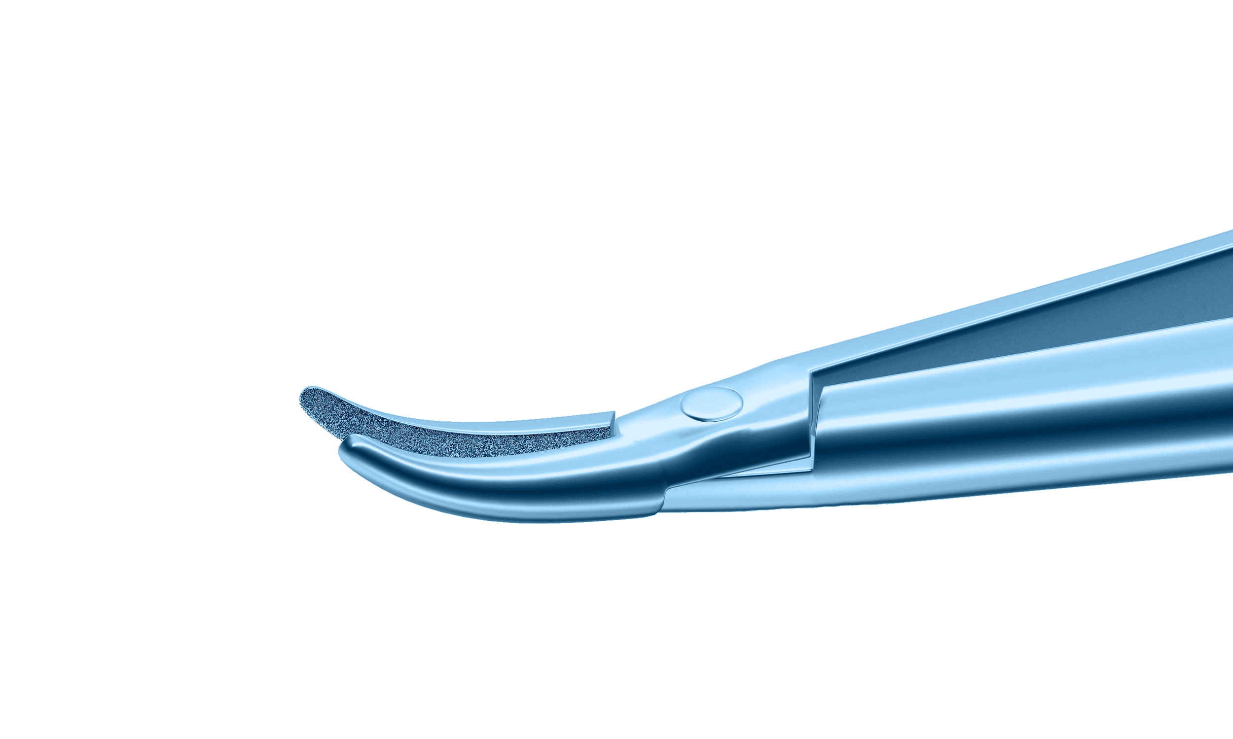 Rumex Barraquer Needle Holder, 12.00 mm Standard Jaws, Curved, without Lock, Medium Size, Length 125 mm, Titanium, 8-061T
