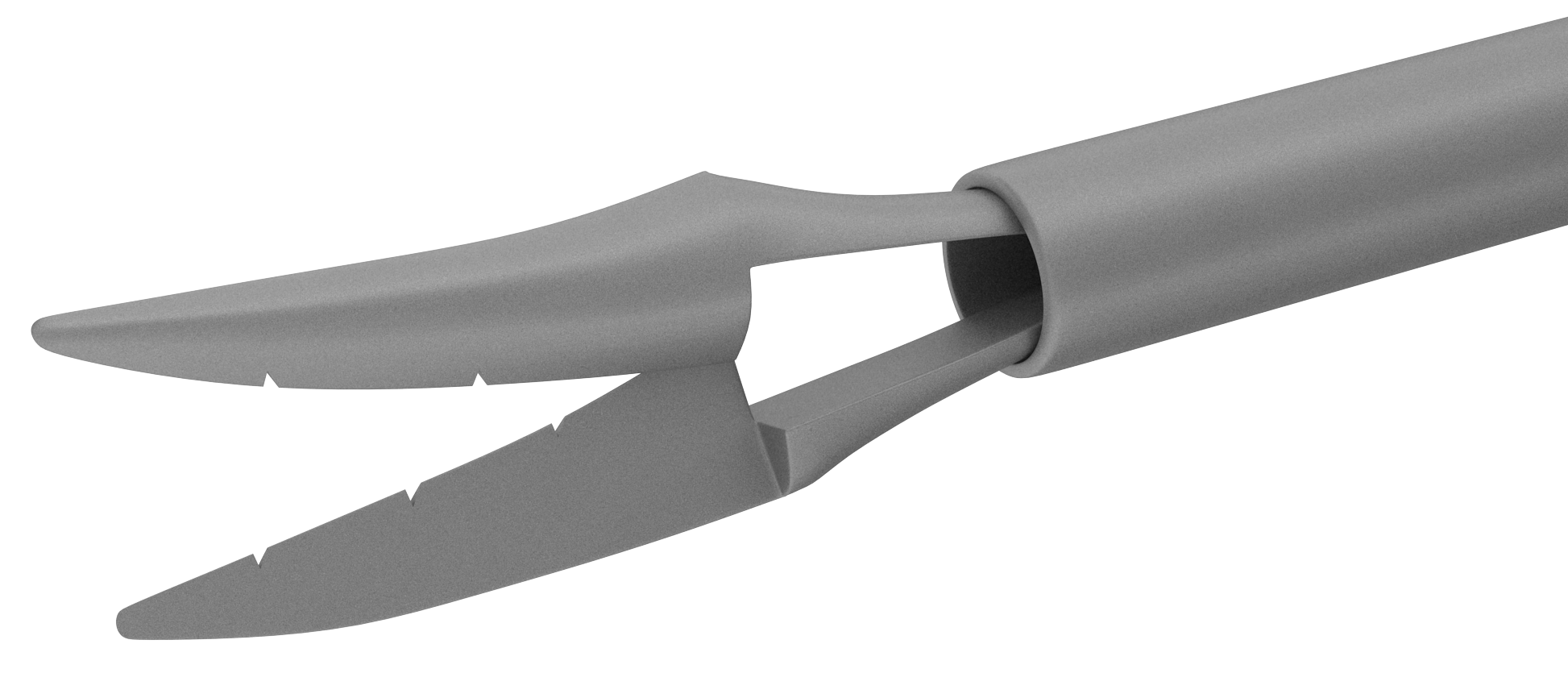 Rumex Micro Foldable Lens Cutter, Straight Scissors, Blades with Notches, 19 Ga, Tip only, 4-2173