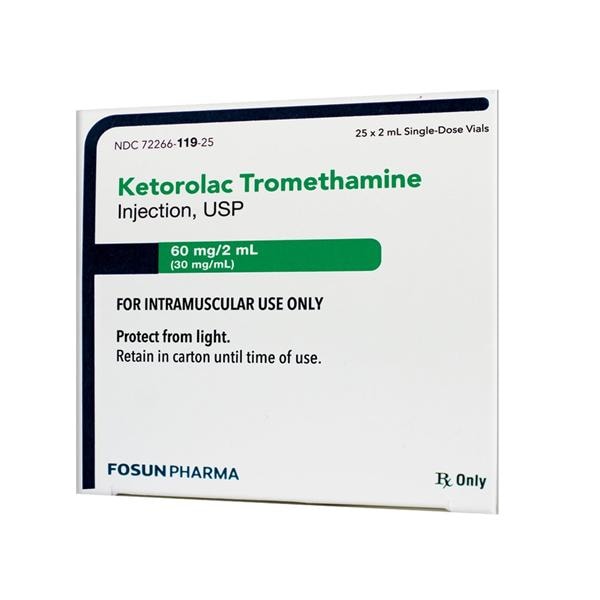 Ketorolac Injection 30mg/mL SDV 2mL 25/Box