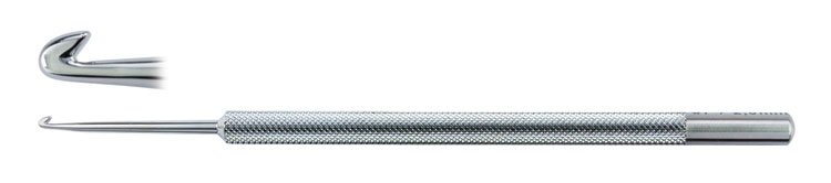Crochet Phlebectomy Hook 6" (15.2cm), Style 1, Size 2.60mm, 10405