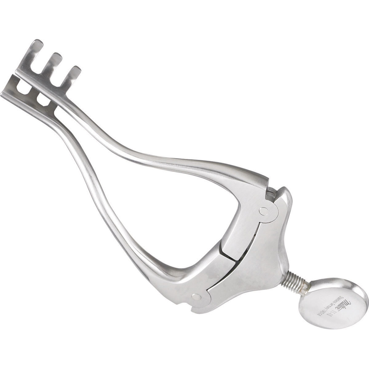 DAVIS Retractor,2-3/4" (70mm) spread, 3 x 3 blunt prongs., 11-10