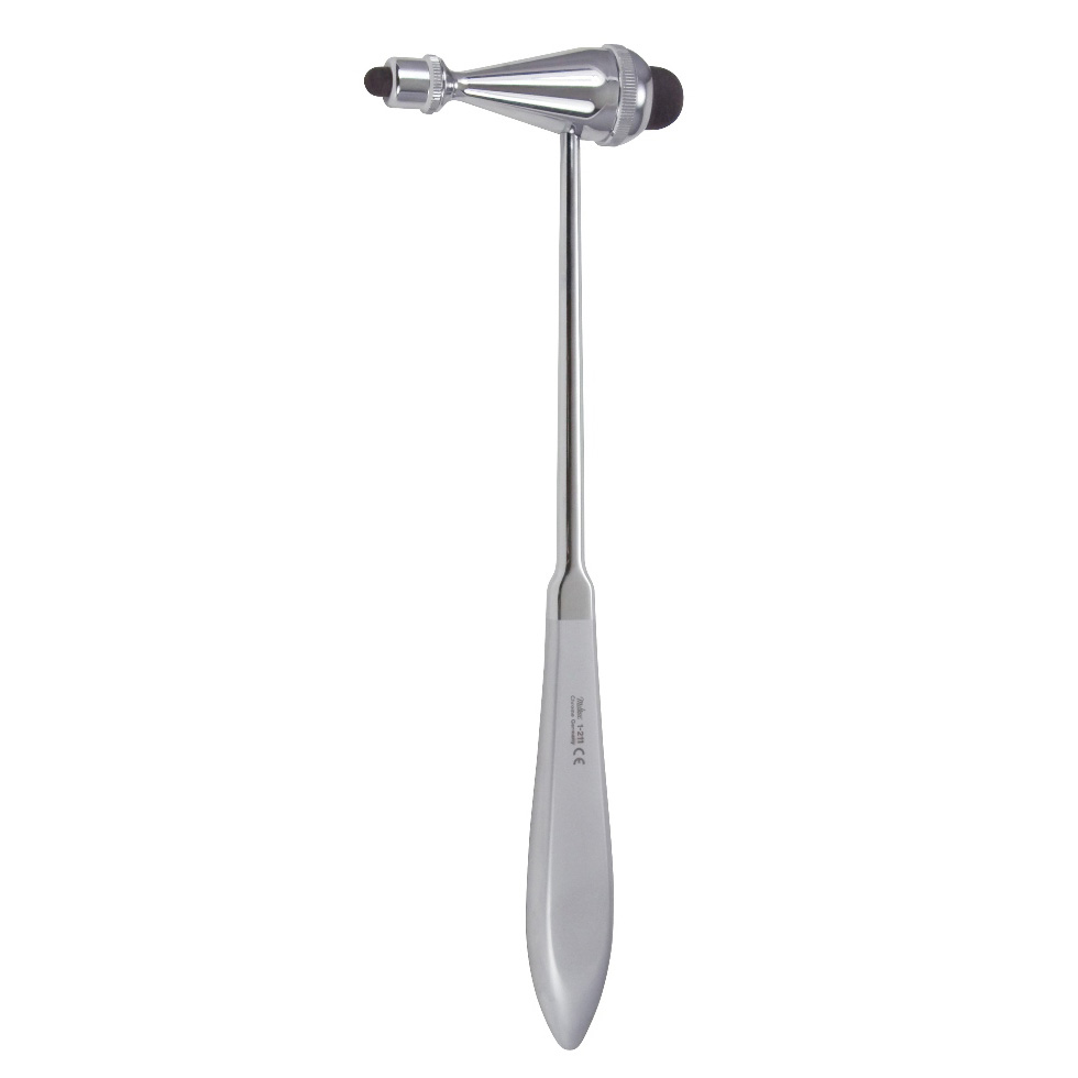 MILTEX TROMNER Percussion Hammer, 9-3/4" (247mm), Light Model, Hollow Handle, with Large and Small Rubber Tips., 1-211