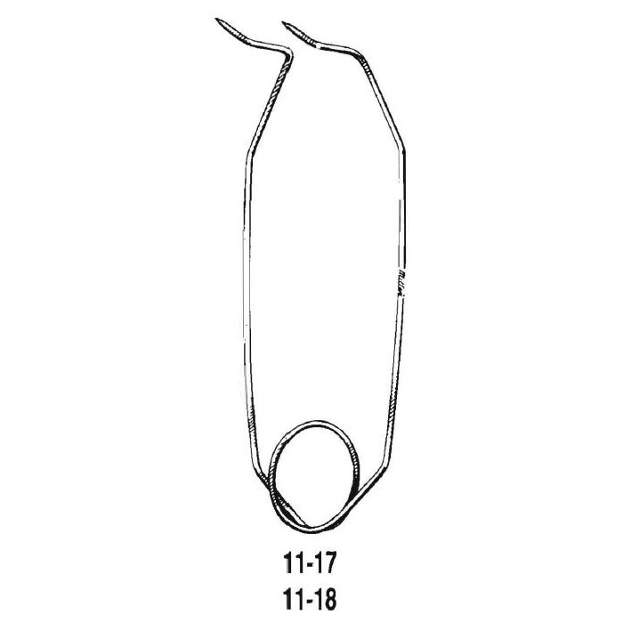 FARR Wire Retractor, 5-1/2" (140mm), Prongs 3/4" (19mm)., 11-17