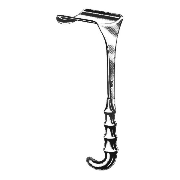 MILTEX KELLY Retractor, 10" (25.4 cm), Hollow Grip handle, 3-1/2" (8.9 cm) X 2-3/4" (7 cm)., 11-276