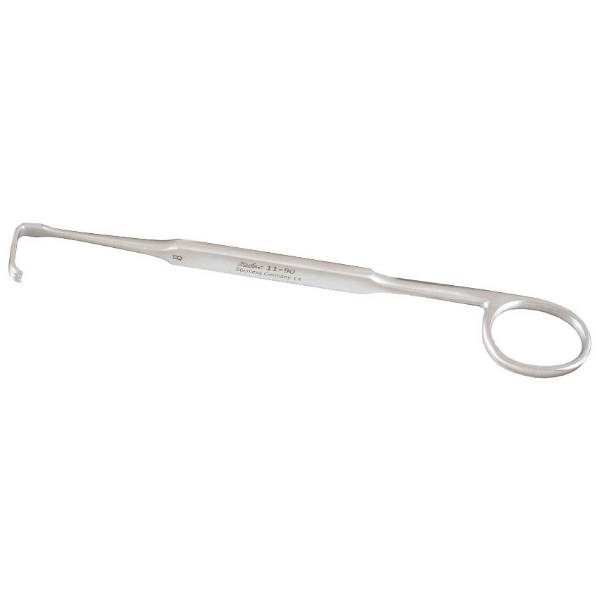 MEYERDING Finger Retractor, 7" (17.8 cm), style C., blade 1/8" (.32 cm) X 1/4" (.64 cm)., 11-92