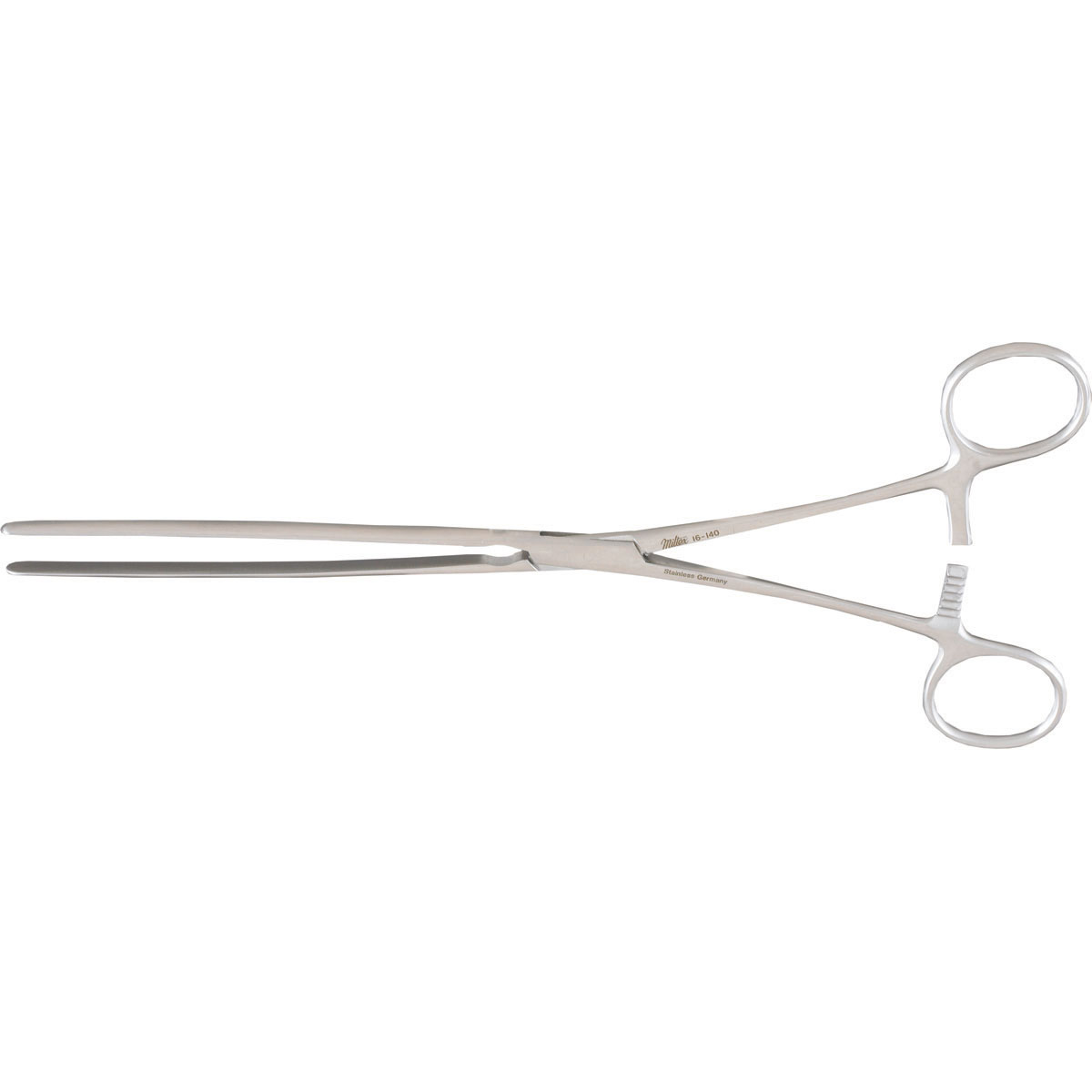 Miltex Scudder Intestinal Forceps, 9-1/2" (24.1 Cm), Straight, Solid Smooth Blades., 16-140