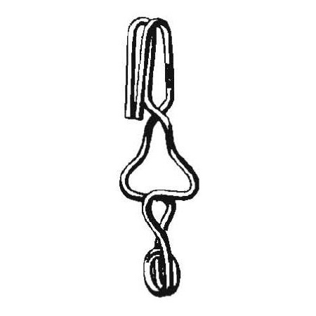 Occlusion Clamp For Arteriovenous Cannula, 1-3/4" (4.4 Cm) Cross Action., 3-2000