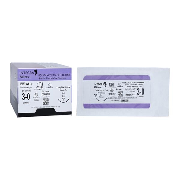 Violet Braid Suture Size 27" Pga, 30 C-6 69Cm Absorbable, 62511
