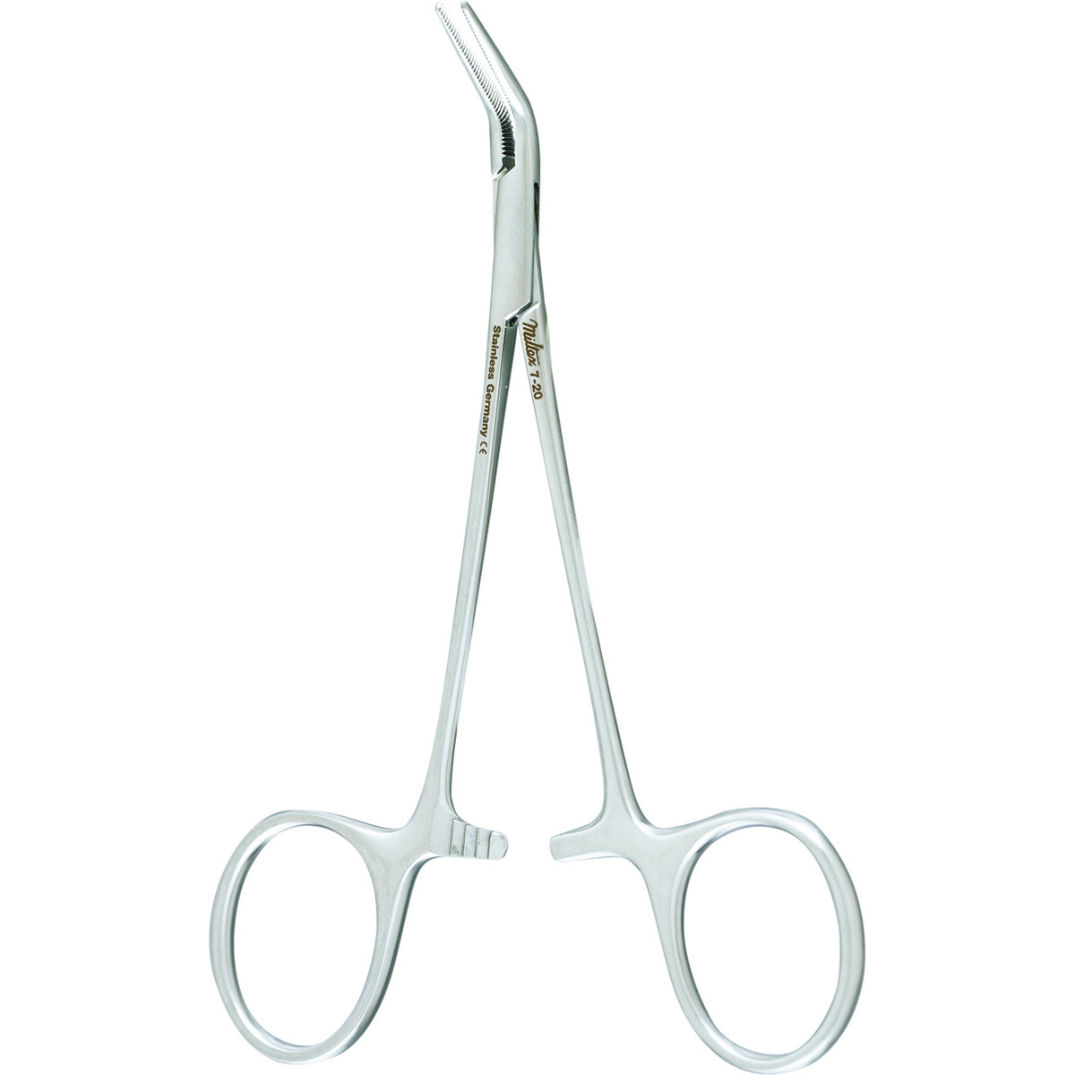 Halsted Mosquito Forceps, Jaws Angled 45 Deg On Flat, Extra Delicate, 7-20