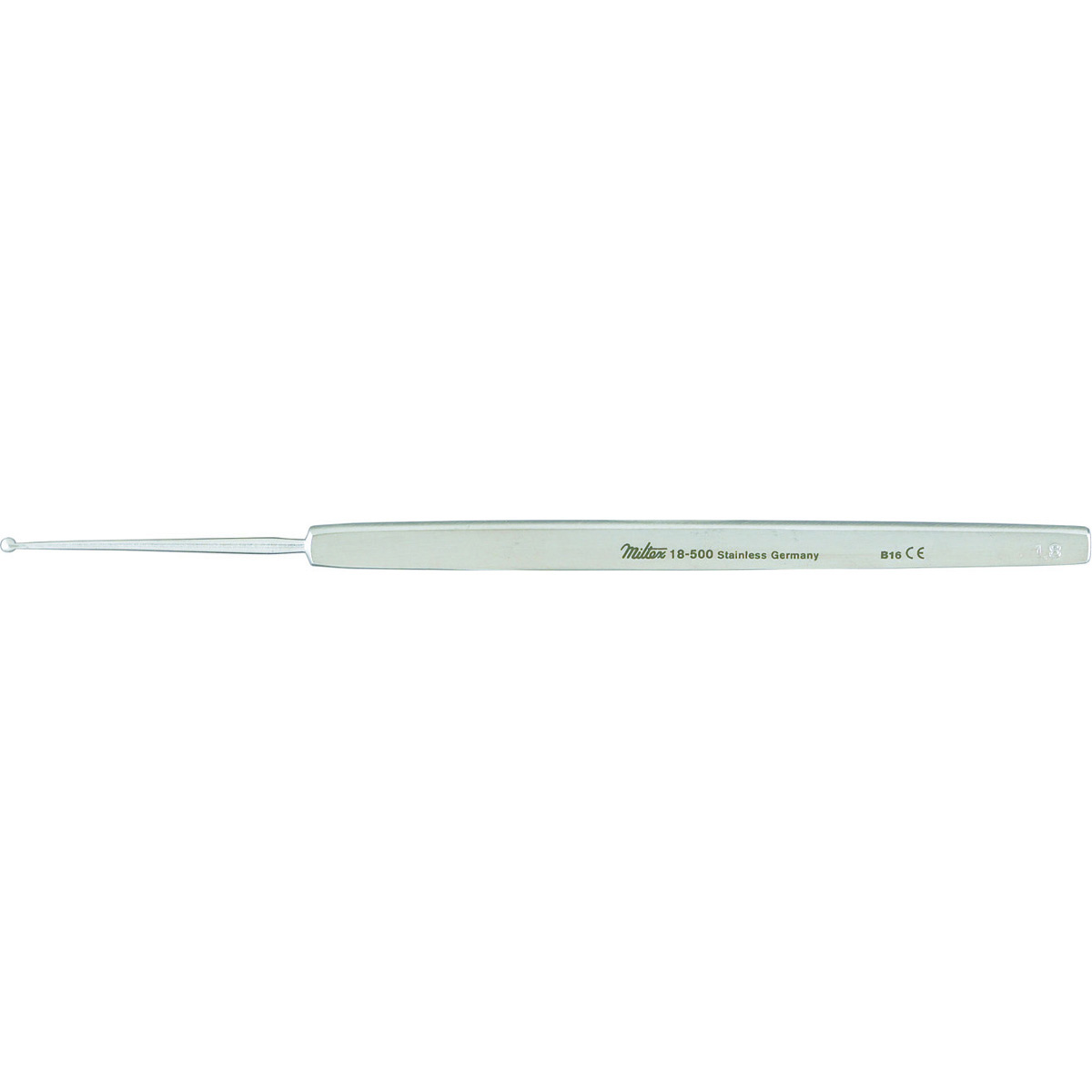 Miltex Meyhoefer Chalazion Curette 5" (127Mm), Size 1, 1.8Mm Diameter, 18-500