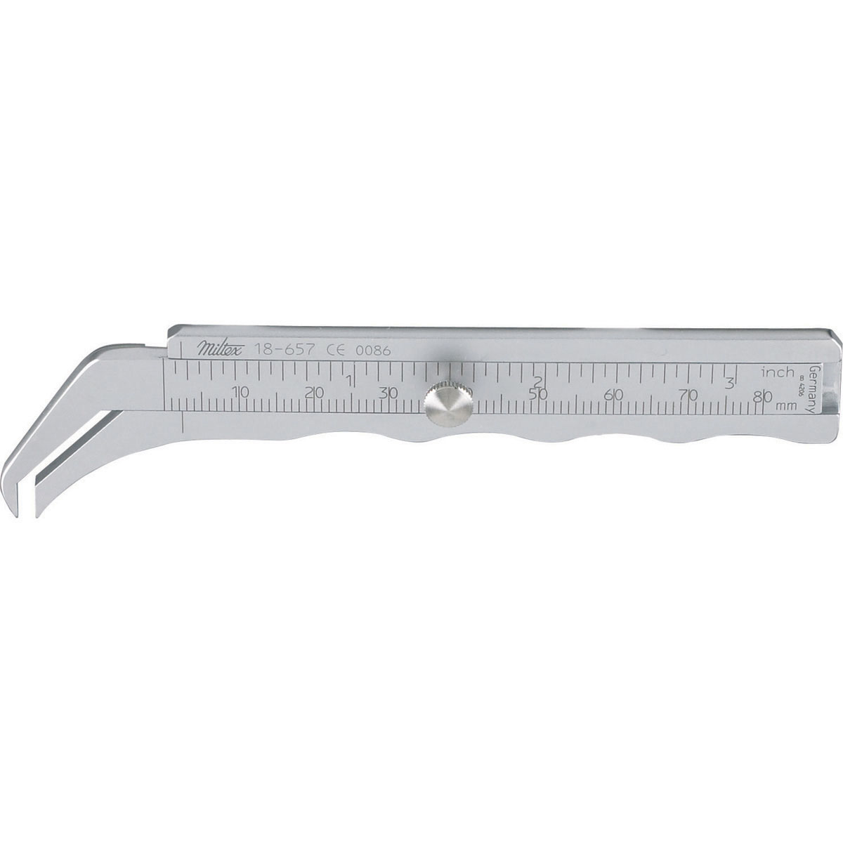 Miltex Thorpe Caliper, 4-1/2" (114Mm), Graduated 0 To 80Mm In 1Mm Increments, 18-657