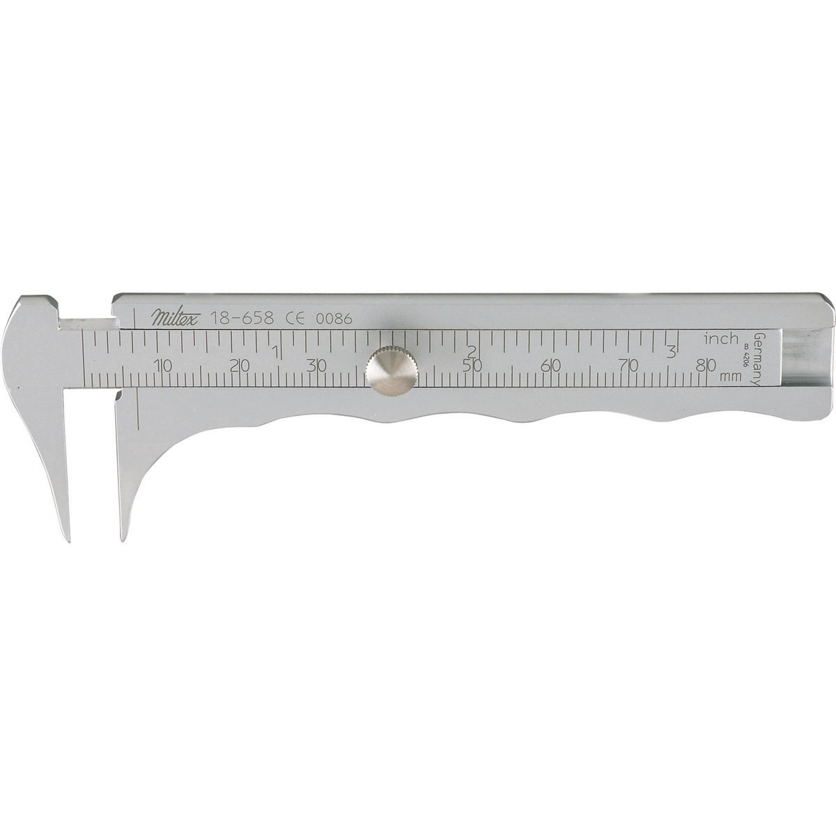 Miltex Jameson Caliper, 4", (101Mm) Graduated From 0 To 80Mm In 1Mm Increments, 18-658