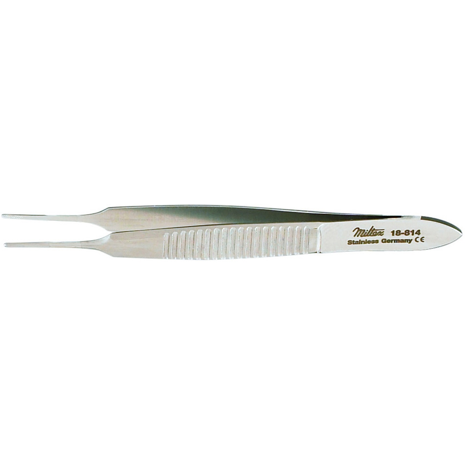Miltex Graefe Eye Dressing Forceps, 2-3/4" (7 Cm), Straight, Serrated, 18-814