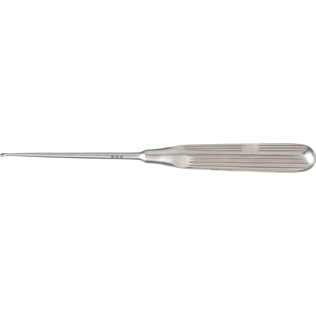Miltex Lempert Endaural Curette, 8-1/4" (21 Cm), Oval Cup Size 3/0, 19-1354