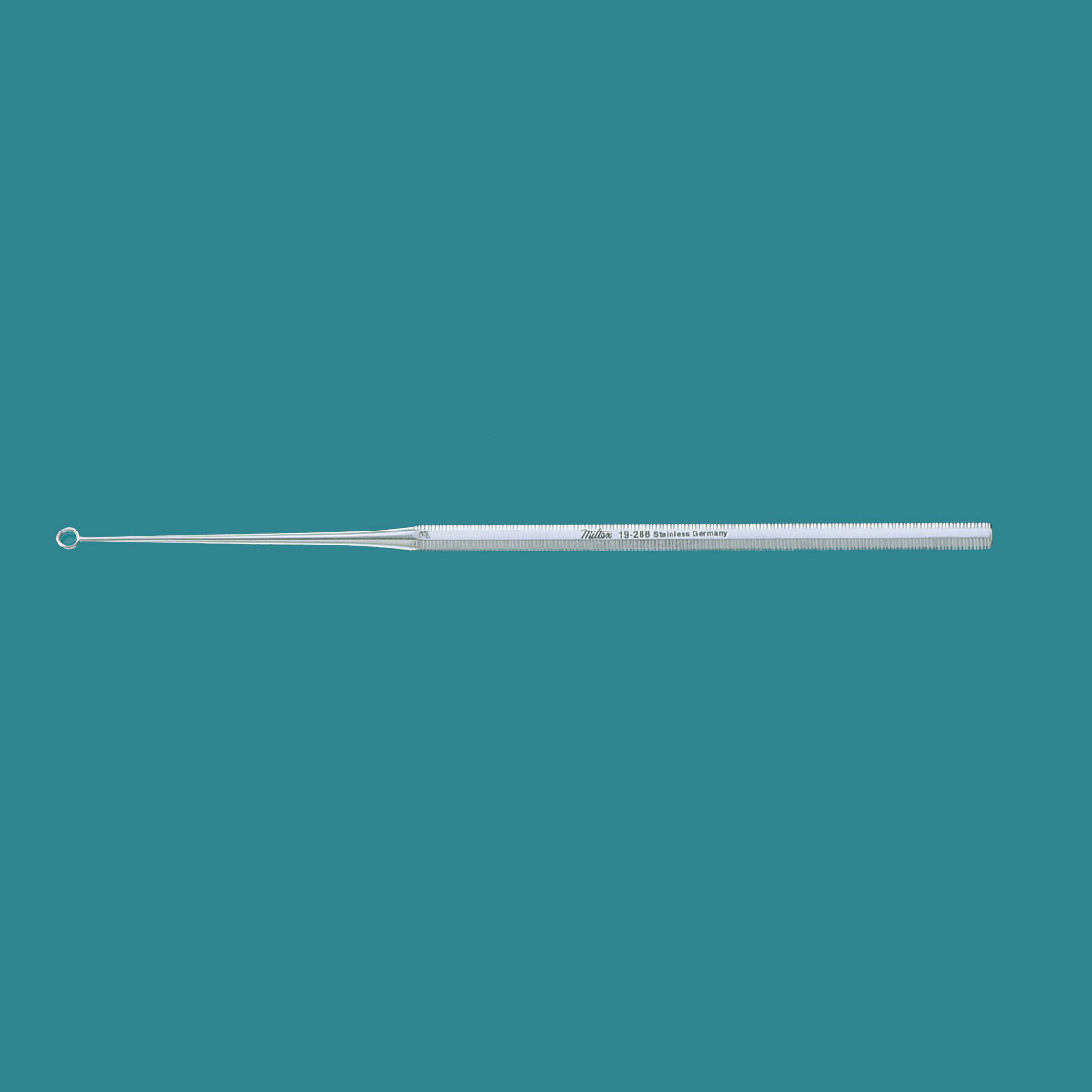 Miltex Buck Ear Curette, 6-1/2" (16.5 Cm), Straight, Blunt, Size 3, 19-288