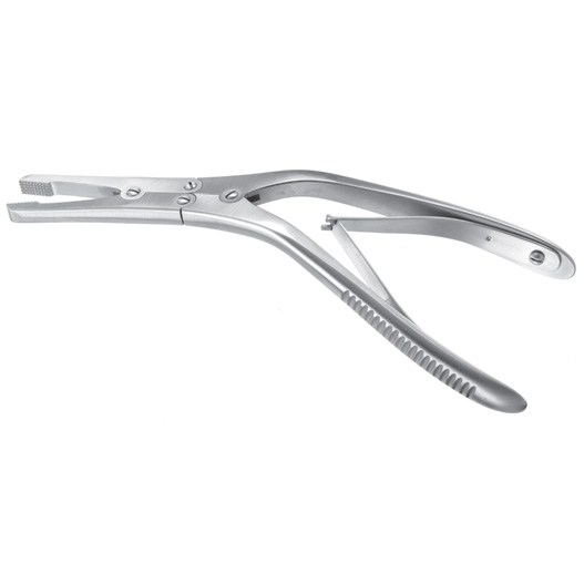 Miltex Rubin Septal Morselizer, 8" (20.3 Cm), Double Action, Deeply Serrated Jaws 17 X 5 Mm, One Slip-On Guard, 20-552