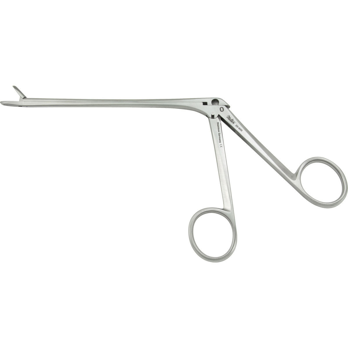 Miltex Blakesley Nasal Forceps, 4-17/32" (11.5 Cm) Shaft, Fenestrated No. 0, 3.5 Mm X 7 Mm Cups, 20-600